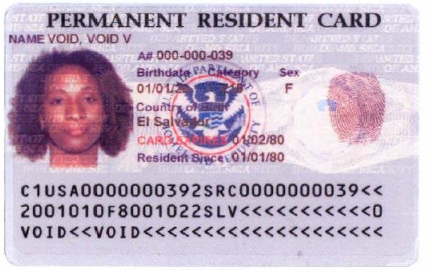 permanent resident card 1997-2010