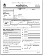 Form I-485 to adjust status