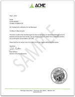 Employer Verification Letter Sample from citizenpath.com
