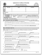 form n-600 application for certificate of citizenship