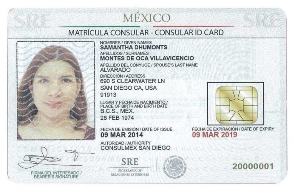 What Is A Mexican Consular Id Card - Printable Cards