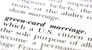 Green card through marriage defined by USCIS