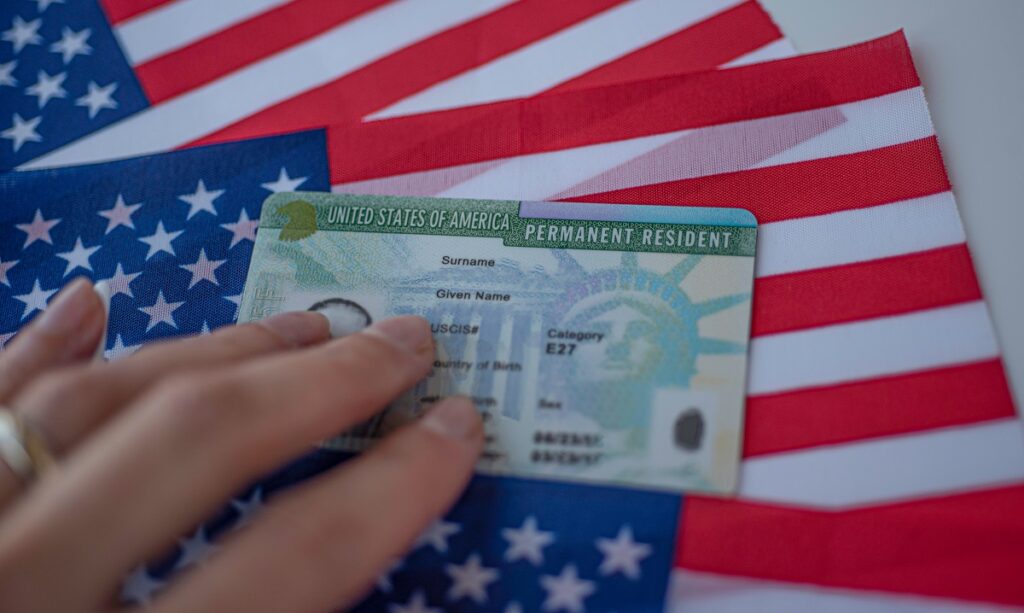 Filling out the green card renewal application (Form I-90)