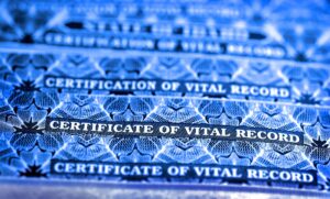Copies of vital records