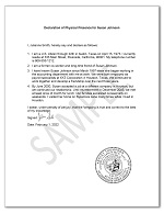 N-600 Affidavit for Physical Presence Requirement