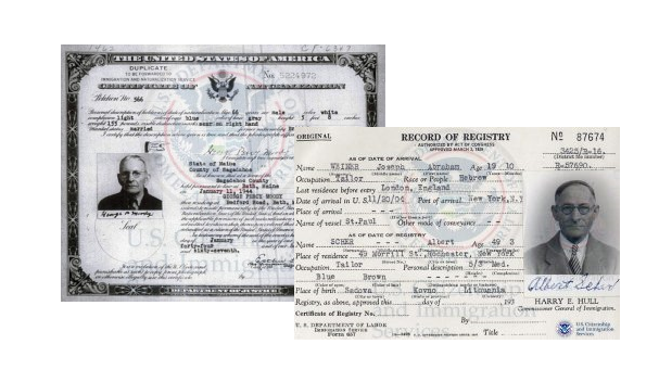 Immigration records acquired with Form G-639