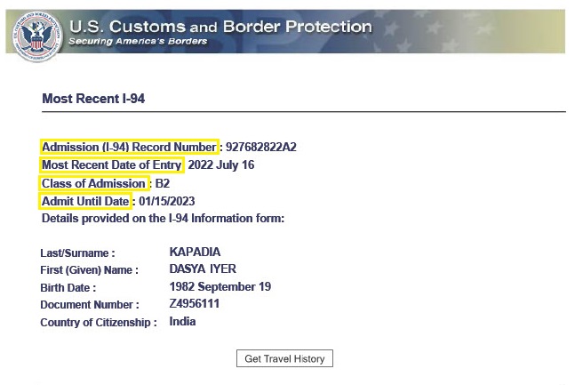 Form I-94 Explained (Arrival/Departure Record) | CitizenPath