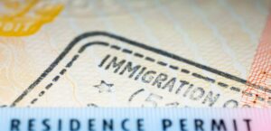 Immigration stamp waiting for NVC backlog