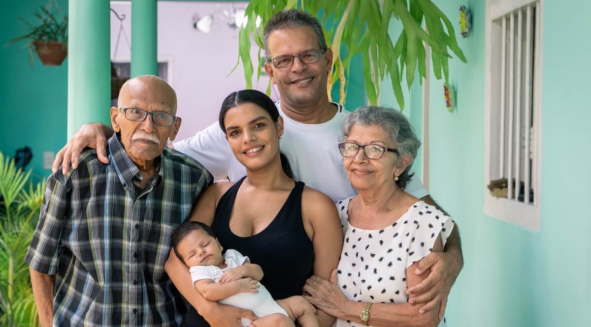 Reunited family - Cuban Adjustment Act