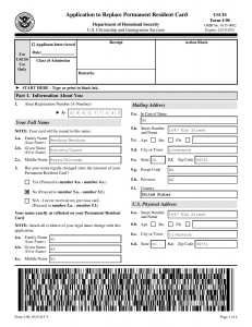 Step 2: Prepare Form I-90 to Replace a Green Card