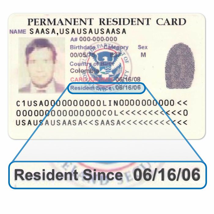 Permanent Resident Green Card