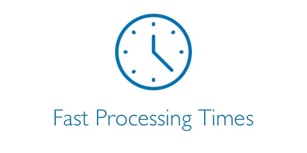fast processing time for USCIS forms